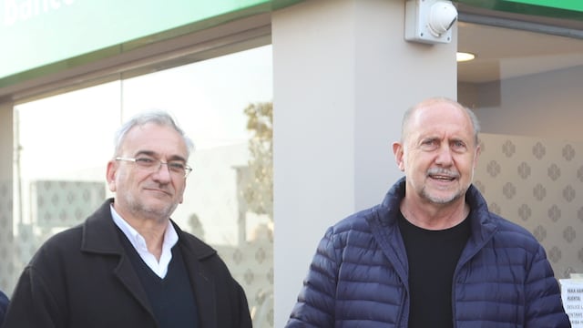 Alcides Calvo y Omar Perotti