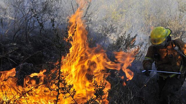 INCENDIOS EN LAS SIERRAS. (Archivo).
