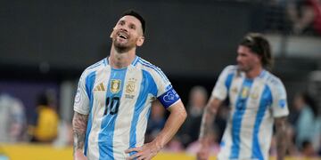 “Disfruto de todo lo que nos está pasando con la selección, con este grupo. No es fácil estar en otra final", destacó Lionel Messi tras el 2-0 a Canadá. (AP)