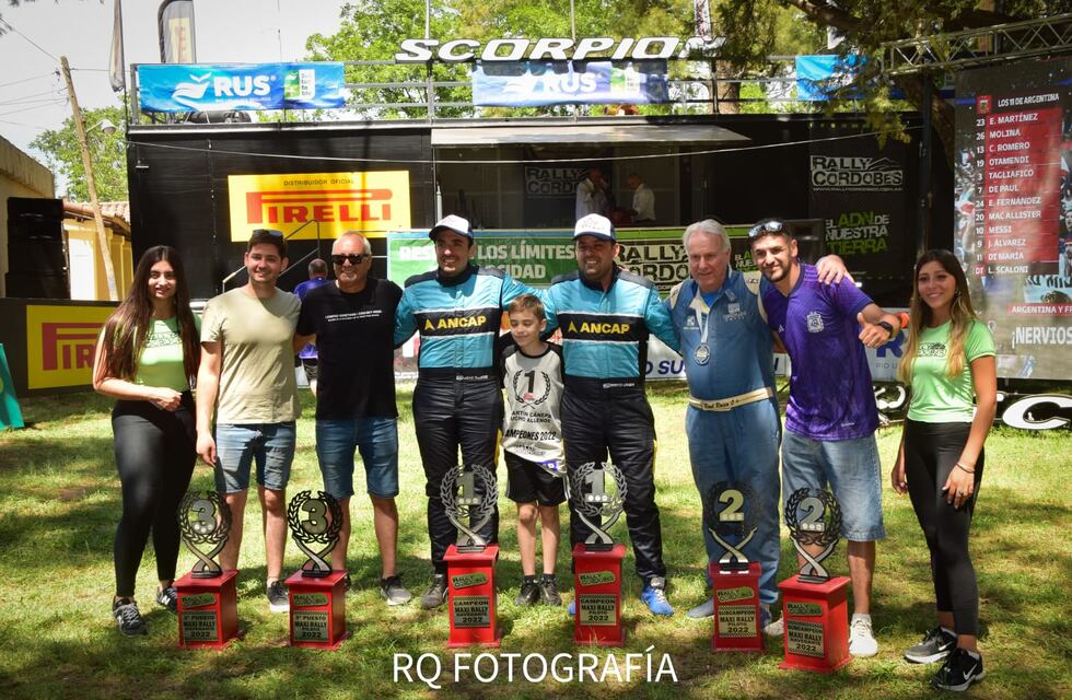 Pablo Casas de Arroyito subió al podio y logró el tercer puesto en el Campeonato de Rally Cordobés