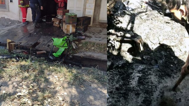 Don Bianchi es un señor mayor y lo perdió todo en el incendio.