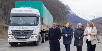 El Ministerio de Transporte visitó el operativo de invierno 2023 de Ushuaia