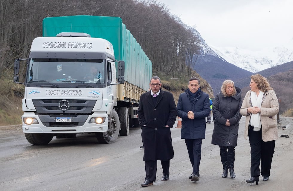 El Ministerio de Transporte visitó el operativo de invierno 2023 en Ushuaia