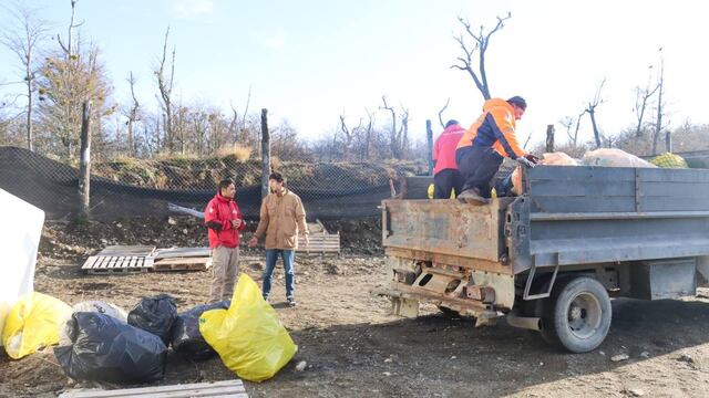 Tolhuin: logran acumular más de media tonelada de residuos en la jornada ambiental