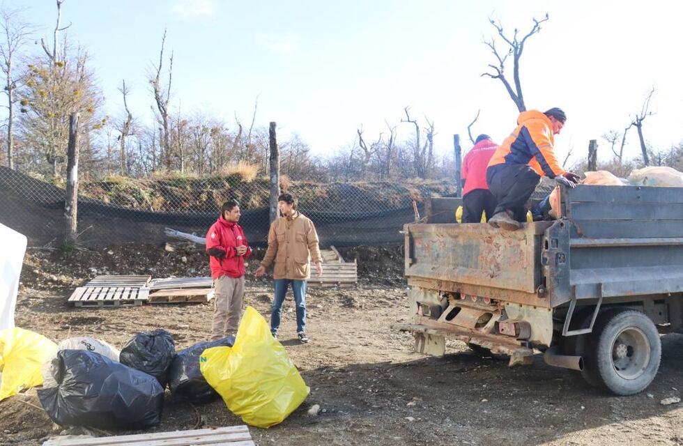 Tolhuin: logran acumular más de media tonelada de residuos en la jornada ambiental