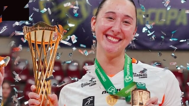 La devotense Bianca Cugno en su debut, ganó la Supercopa en Brasil