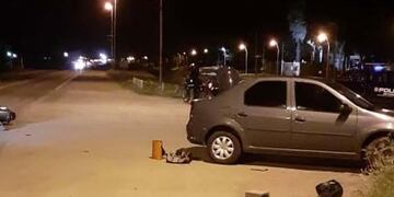 Lugar donde sucedió el accidente. (Foto: Radio Belgrano)