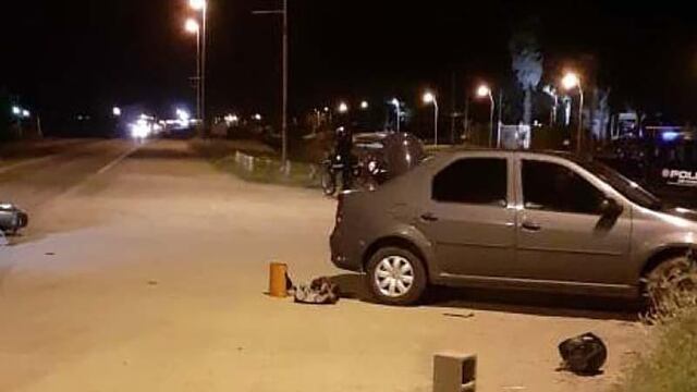 Lugar donde sucedió el accidente. (Foto: Radio Belgrano)