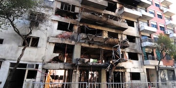 Así quedó el edificio de Salta 2141 después de la explosión