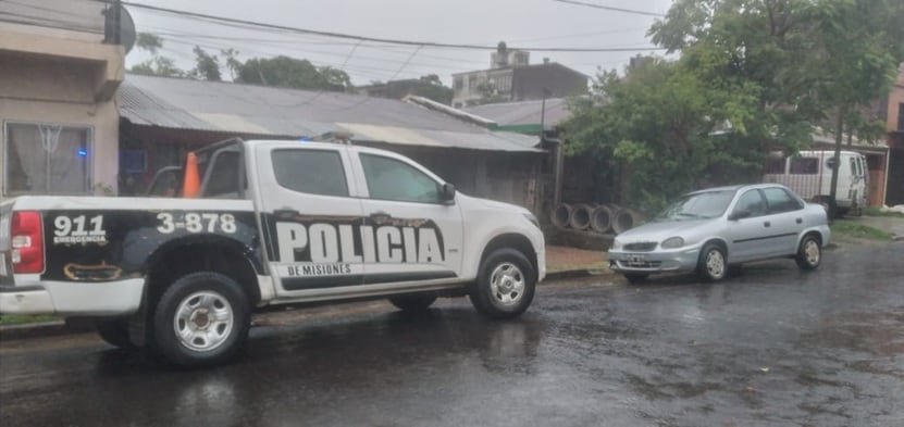 Intensas lluvias provocaron múltiples intervenciones policiales y de bomberos en Misiones.