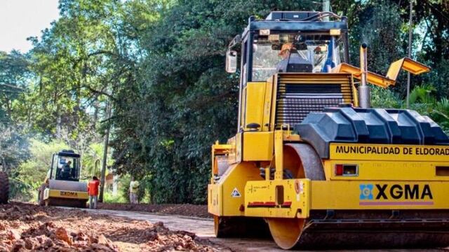 Eldorado: se están llevando adelante obras de asfaltado