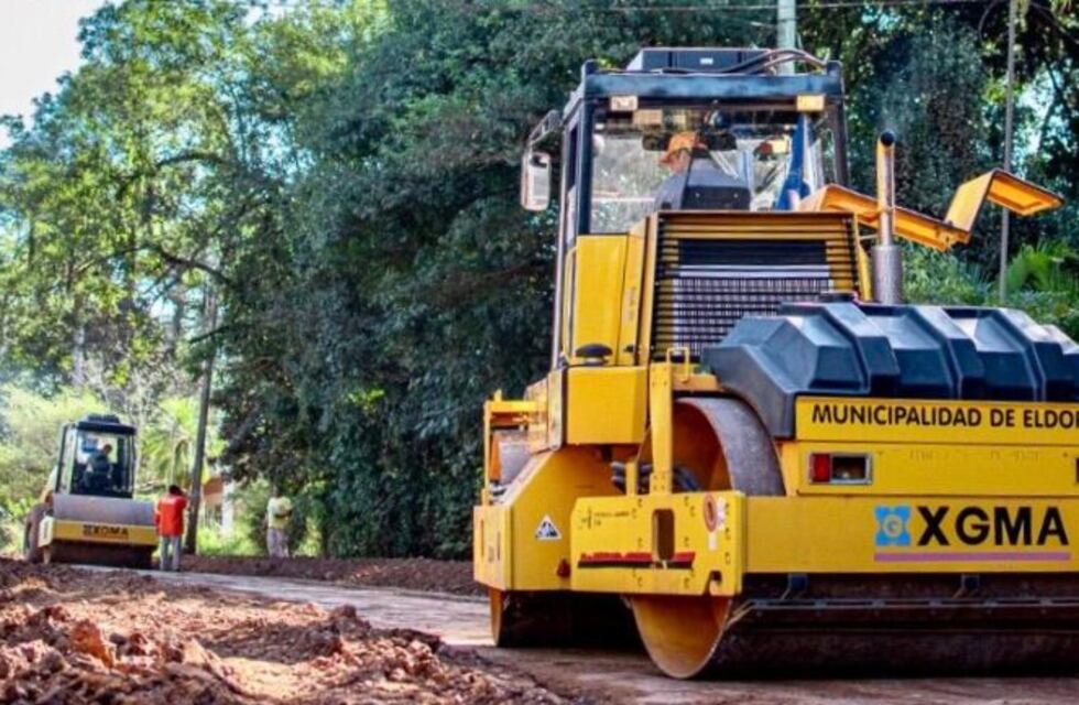 Eldorado: se están llevando adelante obras de asfaltado