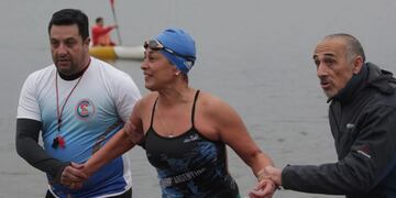 Carolina Sá, la cordobesa que nadó en homenaje a los héroes de Malvinas