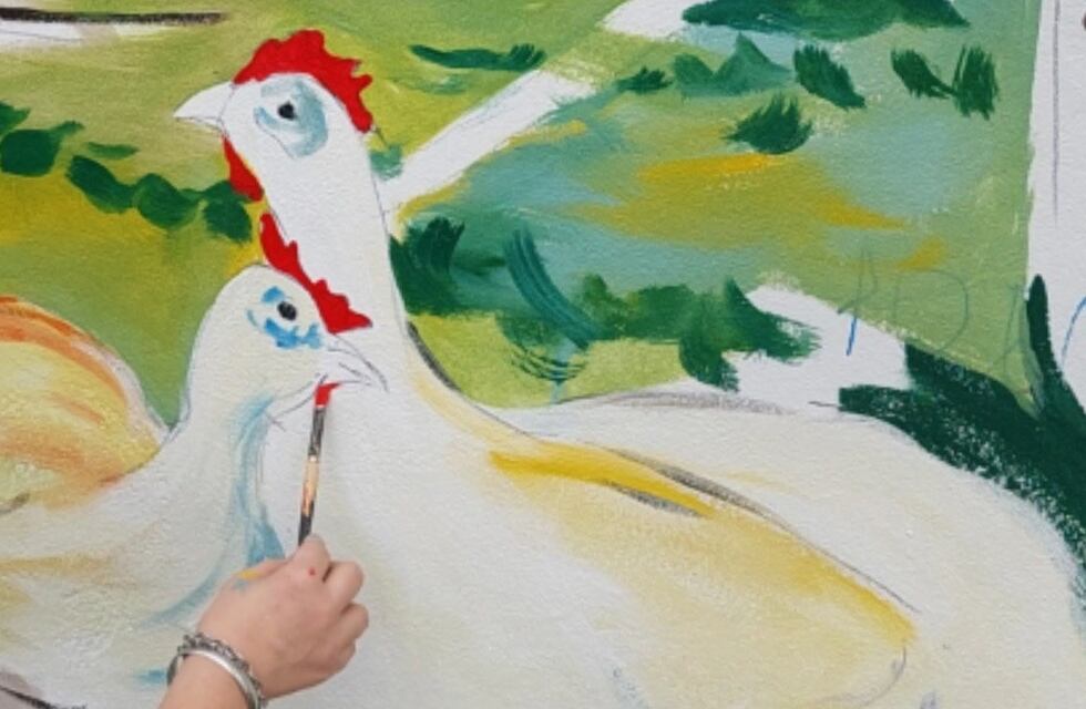 Con presencia gualeguaychuense inició el Primer Encuentro de Muralistas de Entre Ríos