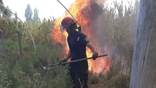 Incendio en Maipú.