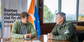 Melella recibió al nuevo Jefe de Gendarmería