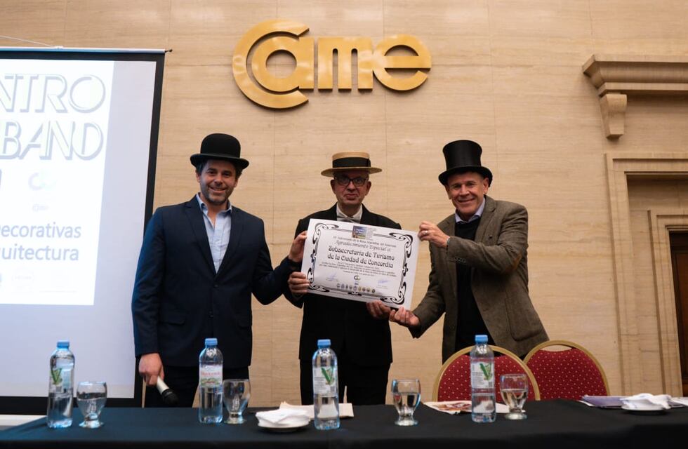 Concordia fue declarada como la “Primera Ciudad de la Mesopotamia en integrar la ruta del Art Nouveau”