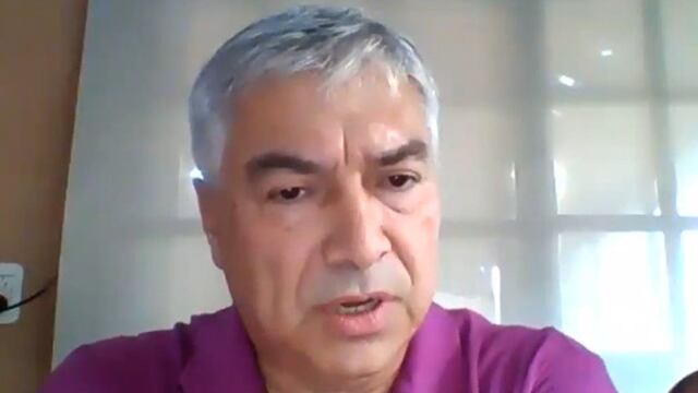 Lázaro Báez en el último juicio oral por videoconferencia. - Gentileza / Captura de video