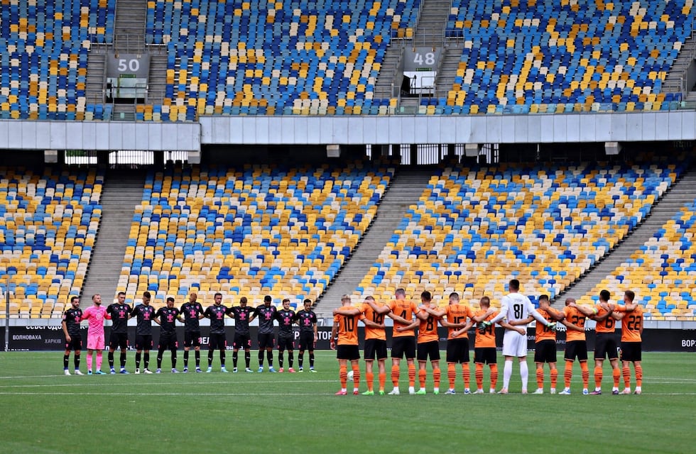 Guerra Rusia-Ucrania: tras ocho meses, volvió el fútbol en el país que preside Volodímir Zelenski