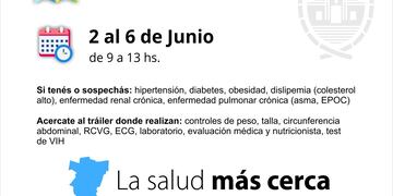 Diversos especialistas brindarán atención y diagnóstico temprano, para mejorar la calidad de vida en zonas con menos acceso.