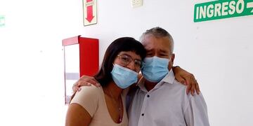 Arroyito Brisa Caseres le donó un riñón a su padre Alberto tas 11 años de diálisis