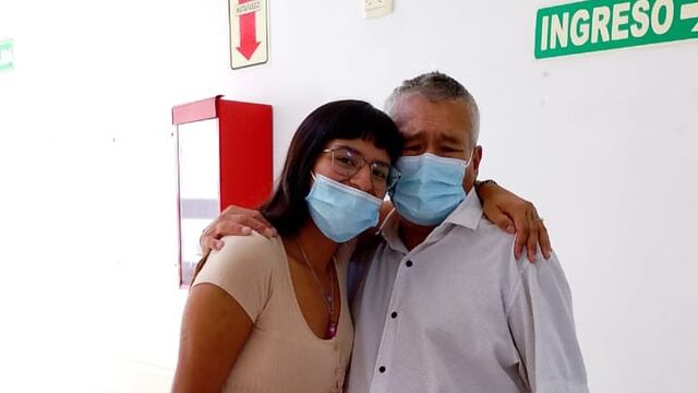 Arroyito Brisa Caseres le donó un riñón a su padre Alberto tas 11 años de diálisis