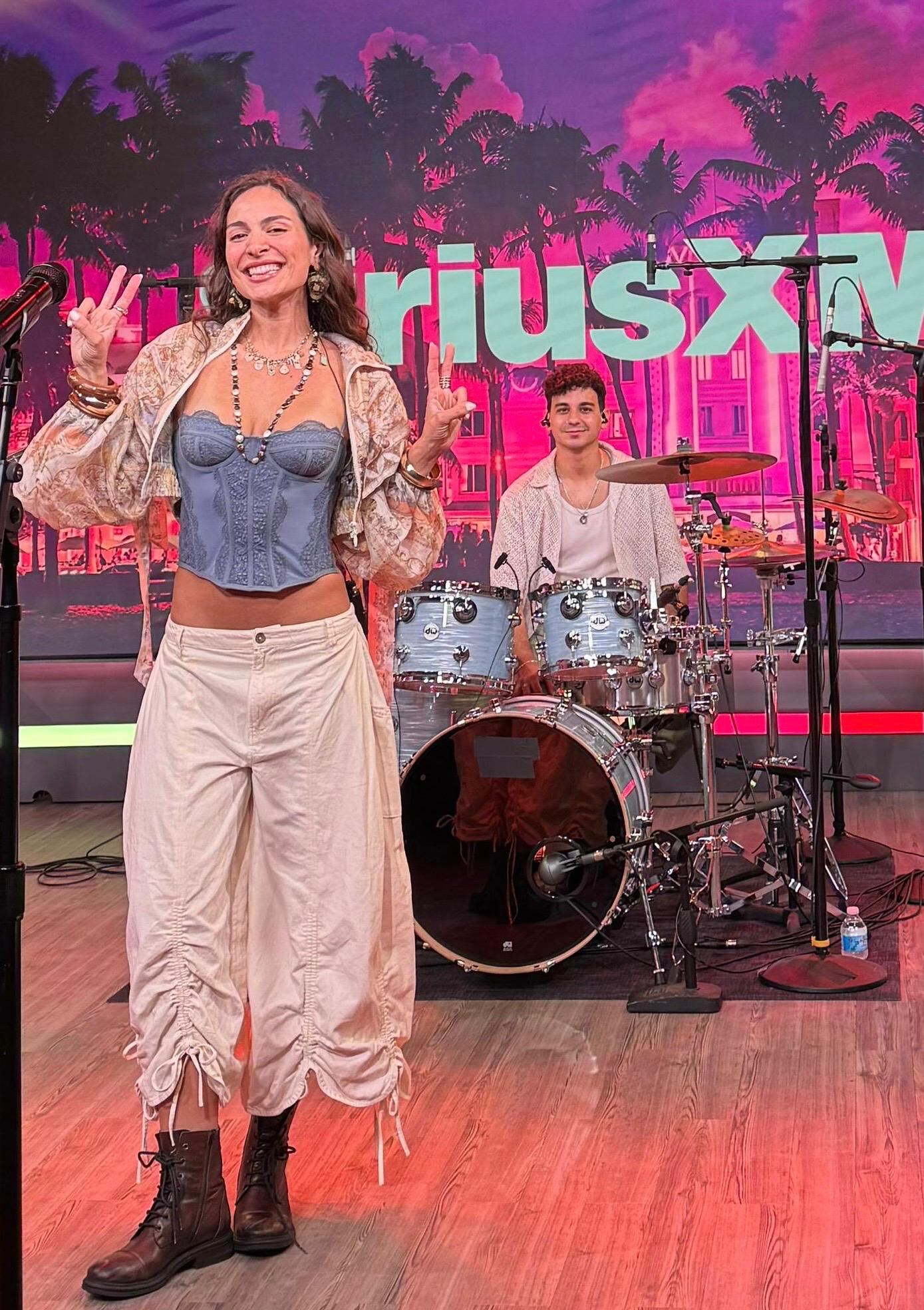 Nacho Colombini junto a Isadora Figueroa.