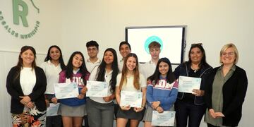 El Municipio reconoció a estudiantes que hicieron prácticas profesionales.