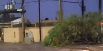 El fuerte temporal en Río Cuarto.