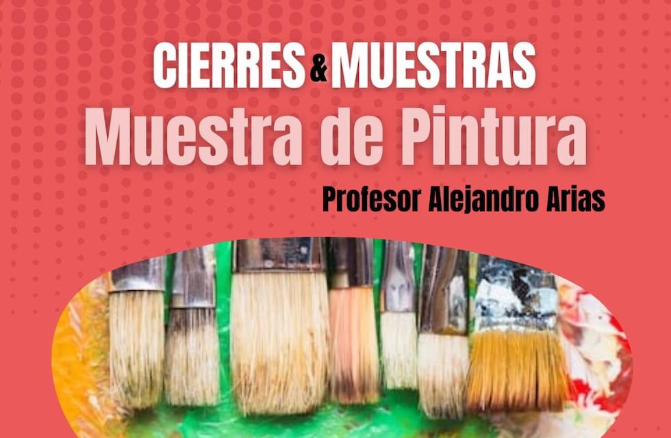 González Chaves: El taller de expresión artística presenta su muestra de pintura en el Centro Cultural