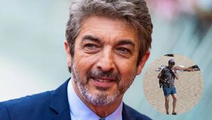 Ricardo Darín de vacaciones en Uruguay.