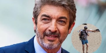 Ricardo Darín de vacaciones en Uruguay.