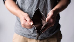 Billeteras vacías descartadas en Navidad