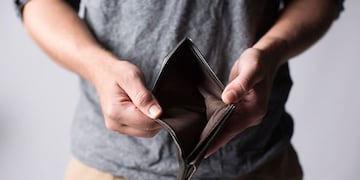 Billeteras vacías descartadas en Navidad