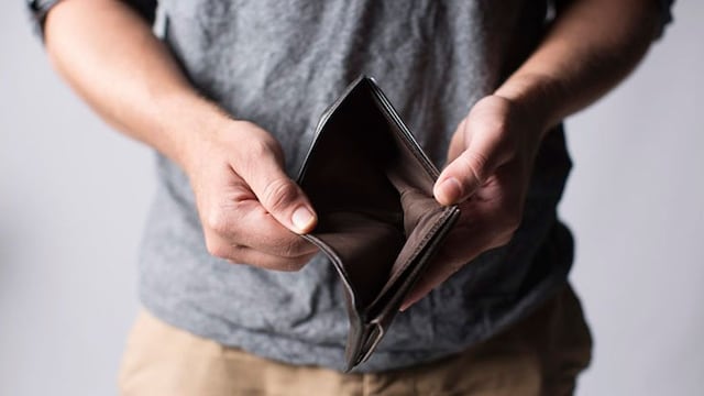 Billeteras vacías descartadas en Navidad
