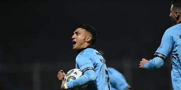 Belgrano empató 1-1 en tiempo adicionado, por Matías Suárez y con polémica (Facundo Luque / La Voz).