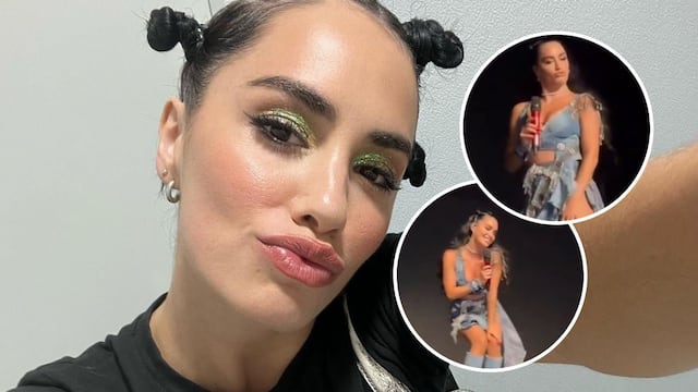 Lali Espósito le tiró onda a un guardia de seguridad en pleno show y se hizo viral