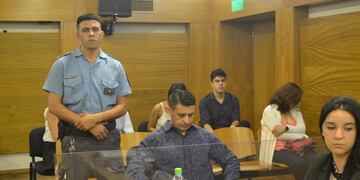 Cristian Molina, el policpía condenado por dispararle en la cabeza su pareja en Tanti (Gentileza Infotanti)