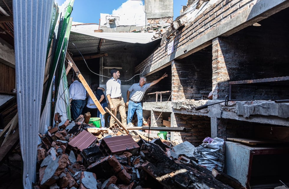 Pullaro monitoreó el avance de las tareas en localidades afectadas por el temporal del jueves pasado