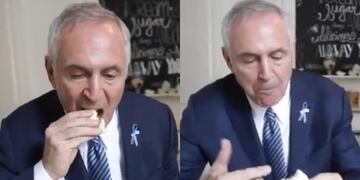 El embajador de Estados Unidos, Marc Stanley, degustó alfajores de Santa Fe.