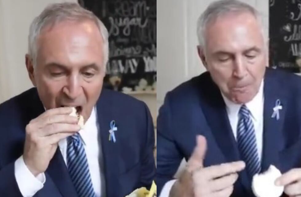 Video: el embajador de Estados Unidos probó alfajores santafesinos y pidió a sus seguidores que le recomienden más