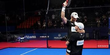 “Sanyo” Gutiérrez y Belasteguín ganaron una nueva etapa del World Padel Tour