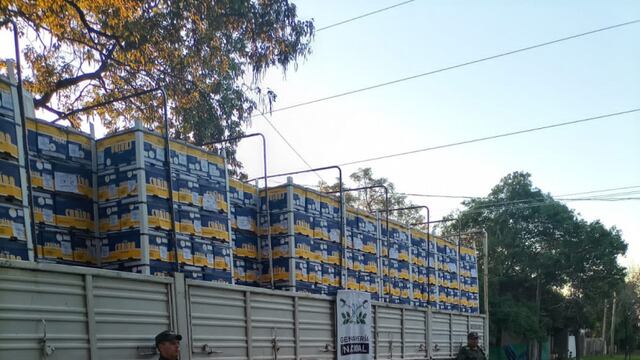 Detectaron 200 kilos de hojas de coca en un camión con limones