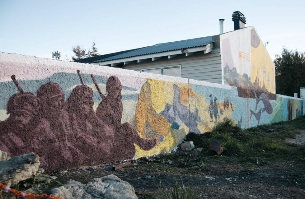 Ushuaia: Vuoto recorrió los murales que se realizaron en la 3ª Edición de Emush