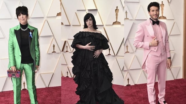 Los peores looks de los Premios Oscar 2022.