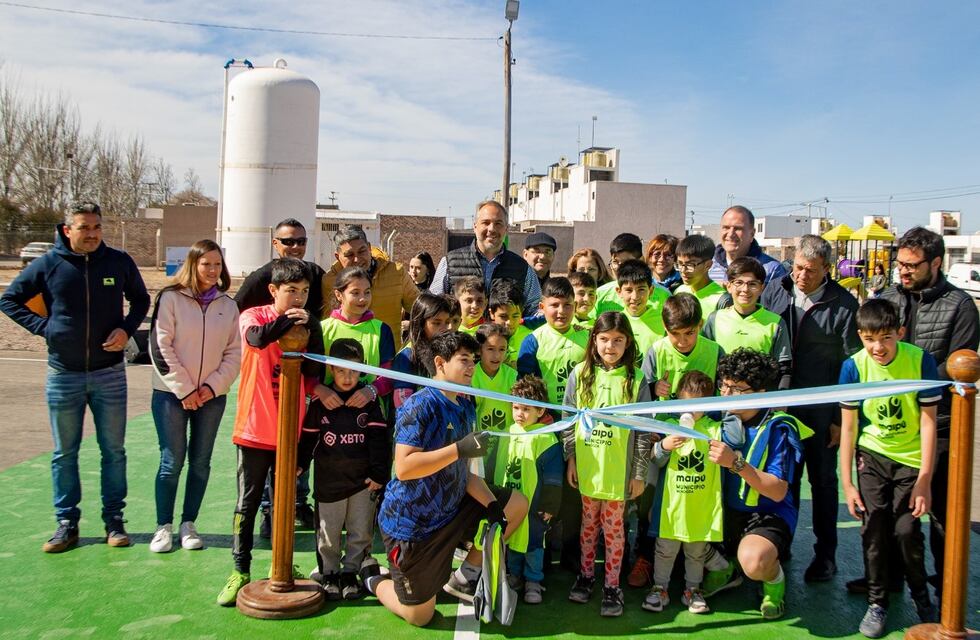 Maipú cuenta con un nuevo espacio deportivo y de recreación