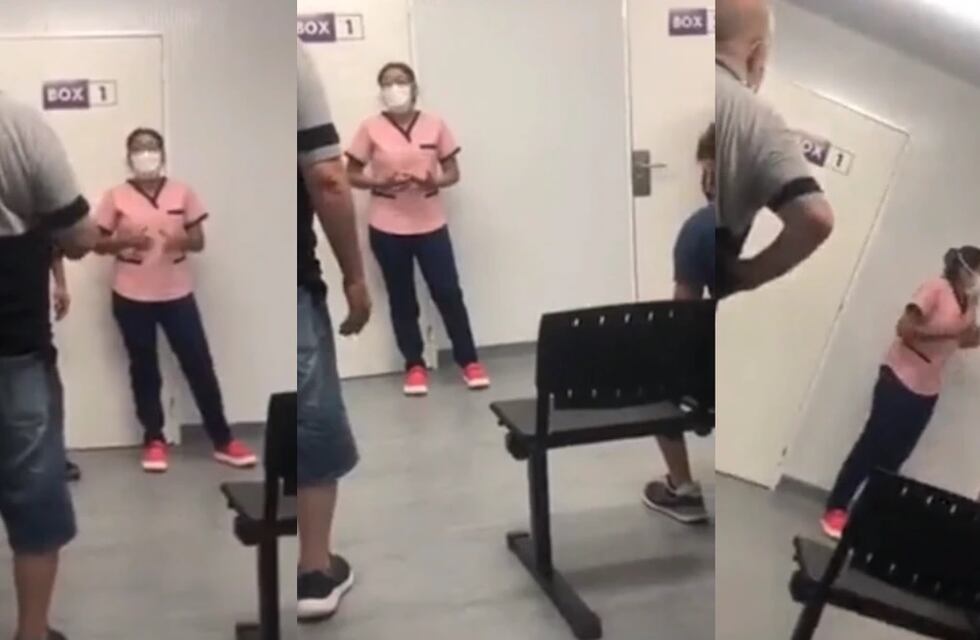 Un video en el que agreden al personal médico en Mendoza se viralizó y generó repudio en redes