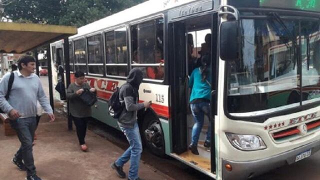 Sin servicio de transporte público en Eldorado.