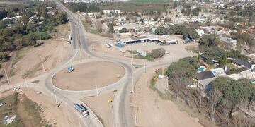 Nueva rotonda de acceso a Sunchales