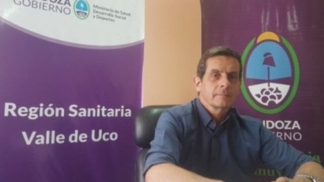 Rodolfo Guillen, director de la Región Sanitaria Valle de Uco.